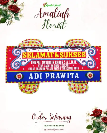 Papan Bunga Ucapan Selamat Sliyeg Lor